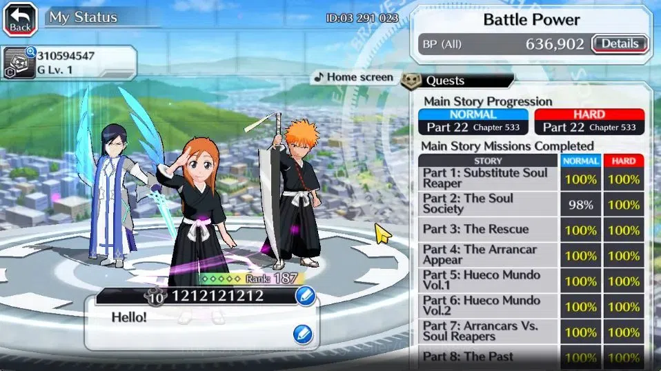 Bleach: Brave Souls Accounts [GLOBAL]50K Orb|2 New Renewed Ichigo,10th Anniv[Ru image 4