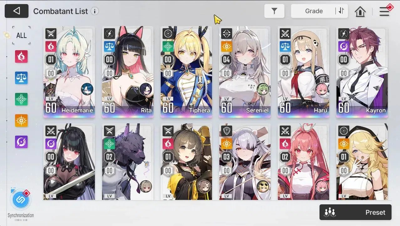 Chaos Zero Nightmare Accounts ASIA Lv54|12 SSR[(HeidemarieM1,SerenialM4,HugoM2)+ image 3