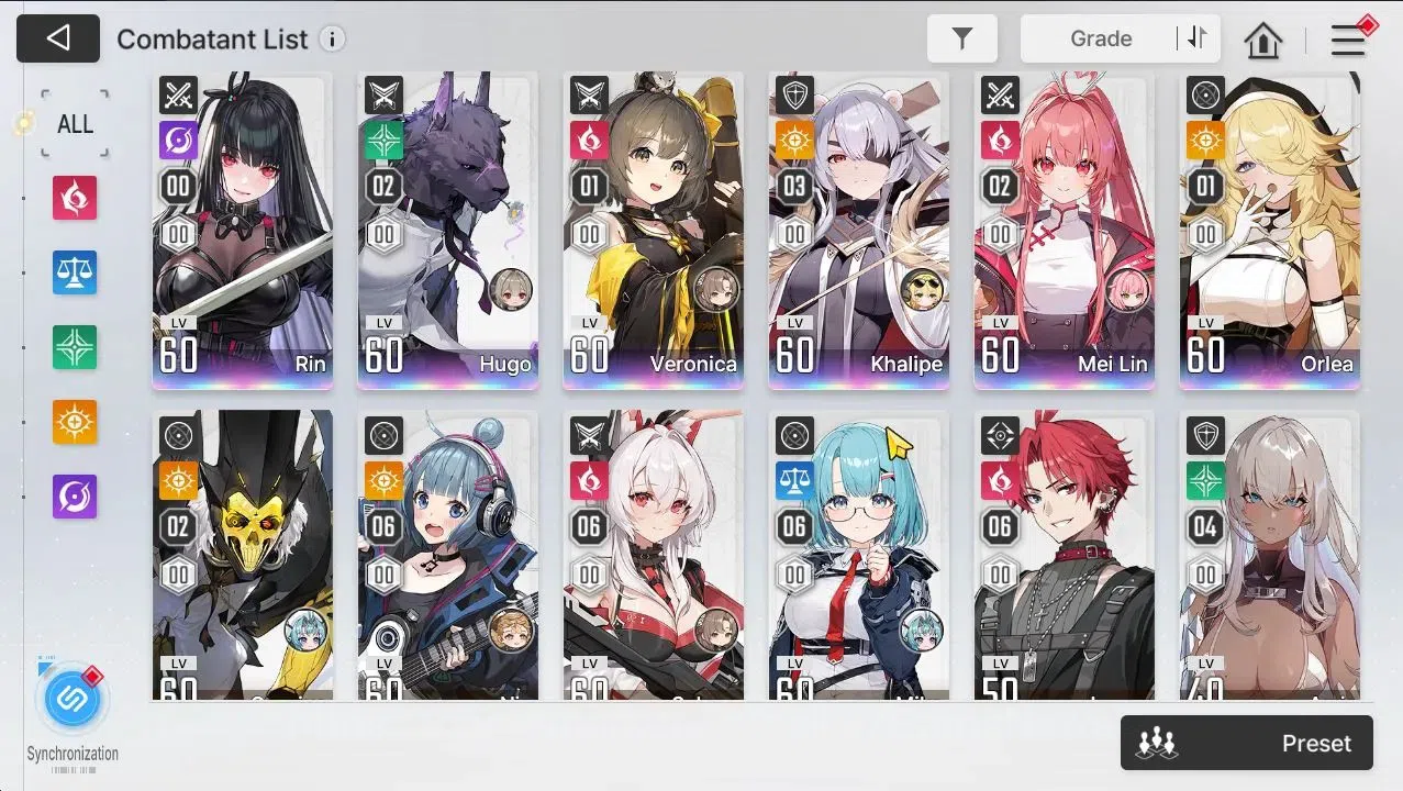 Chaos Zero Nightmare Accounts ASIA Lv54|12 SSR[(HeidemarieM1,SerenialM4,HugoM2)+ image 4