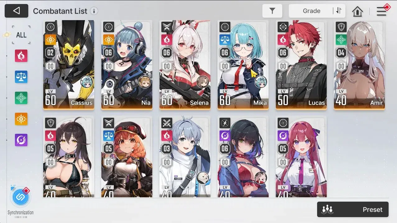 Chaos Zero Nightmare Accounts ASIA Lv54|12 SSR[(HeidemarieM1,SerenialM4,HugoM2)+ image 5
