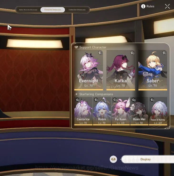 Honkai Star Rail Accounts ASIA|TL 56|9 Limited|Castorice,Evernight,Saber,Rob image 12