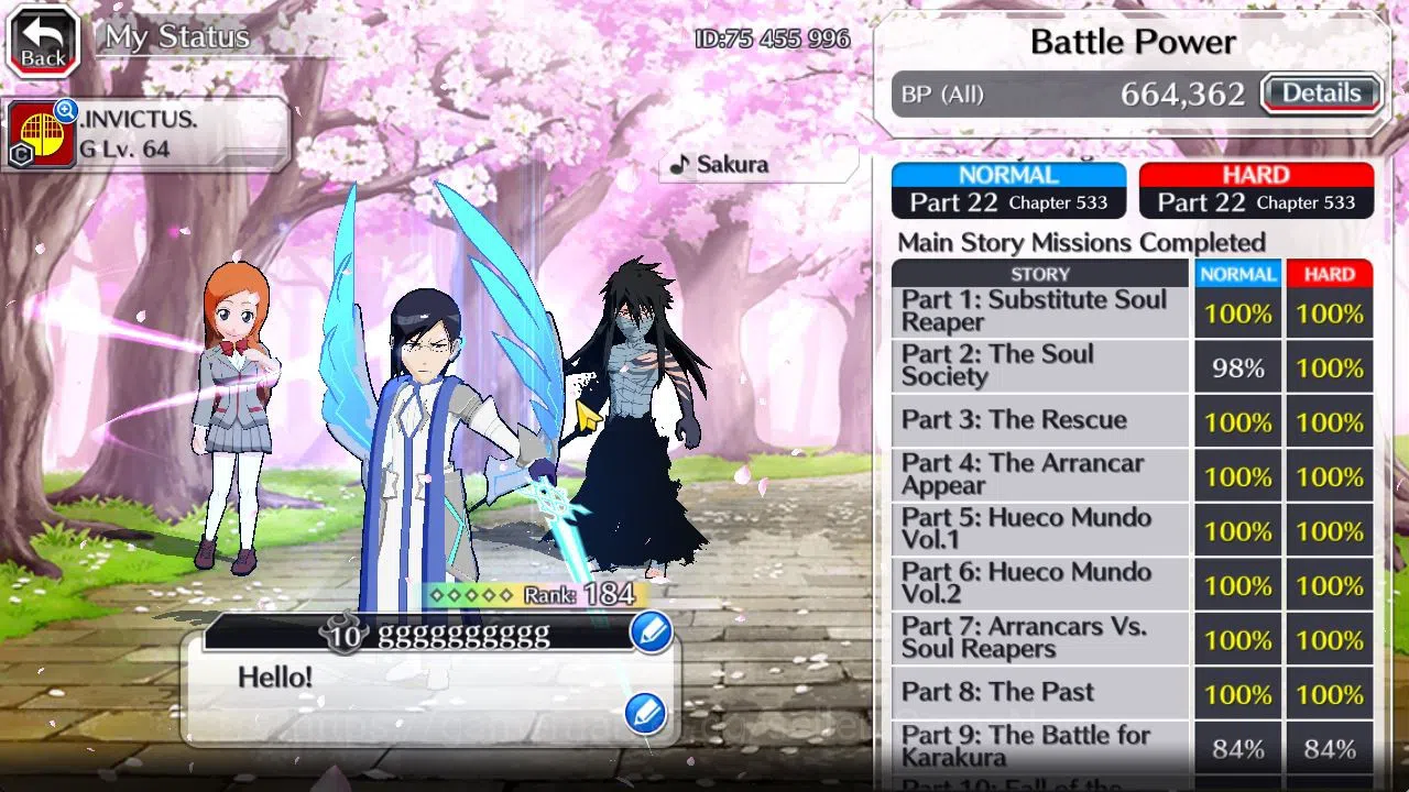 Bleach: Brave Souls Accounts [GLOBAL]52K Orbs|Bambieta,Liltotto TYBW26,Rukia 10 image 4