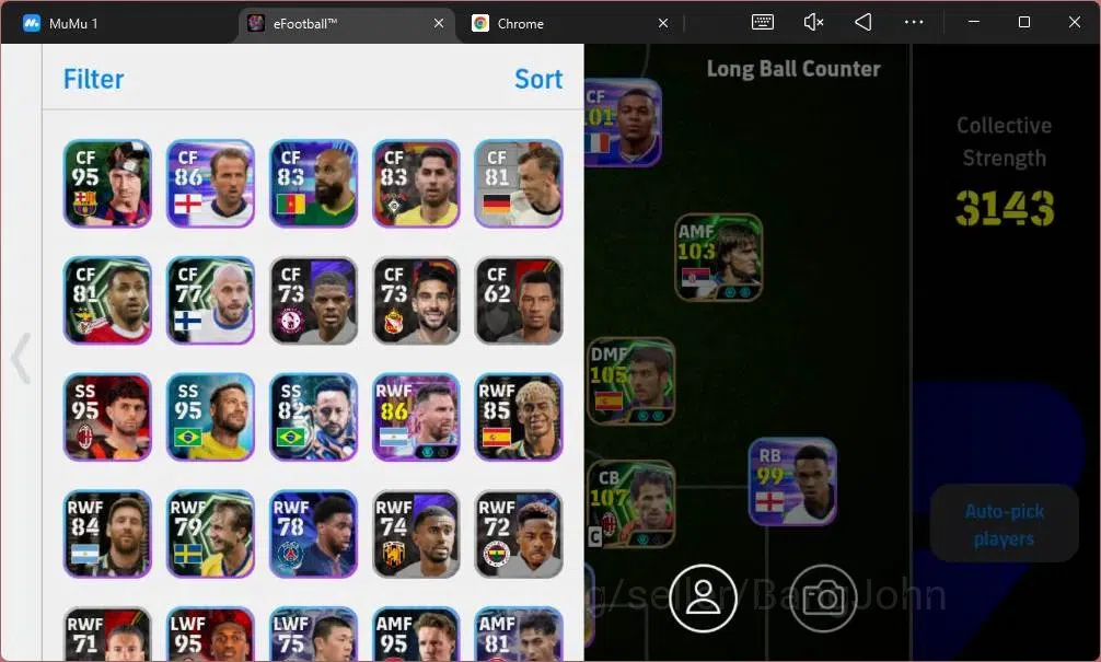 eFootball Accounts Android|PW 3143 |Epic Baresi,Guardiola,Sneijder,St image 1