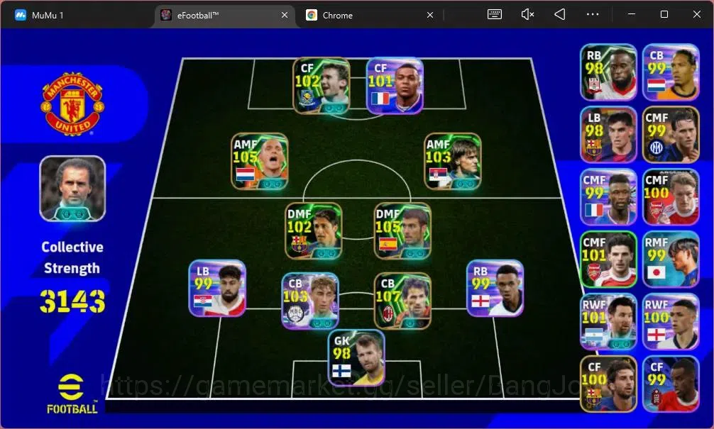 eFootball Accounts Android|PW 3143 |Epic Baresi,Guardiola,Sneijder,St image 2