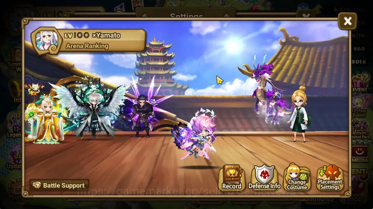 Summoners War: Sky Arena Accounts ASIA Lv 100|3 LD[Jaduel&Aepiah,Artamiel,Eivor]|42  image 2