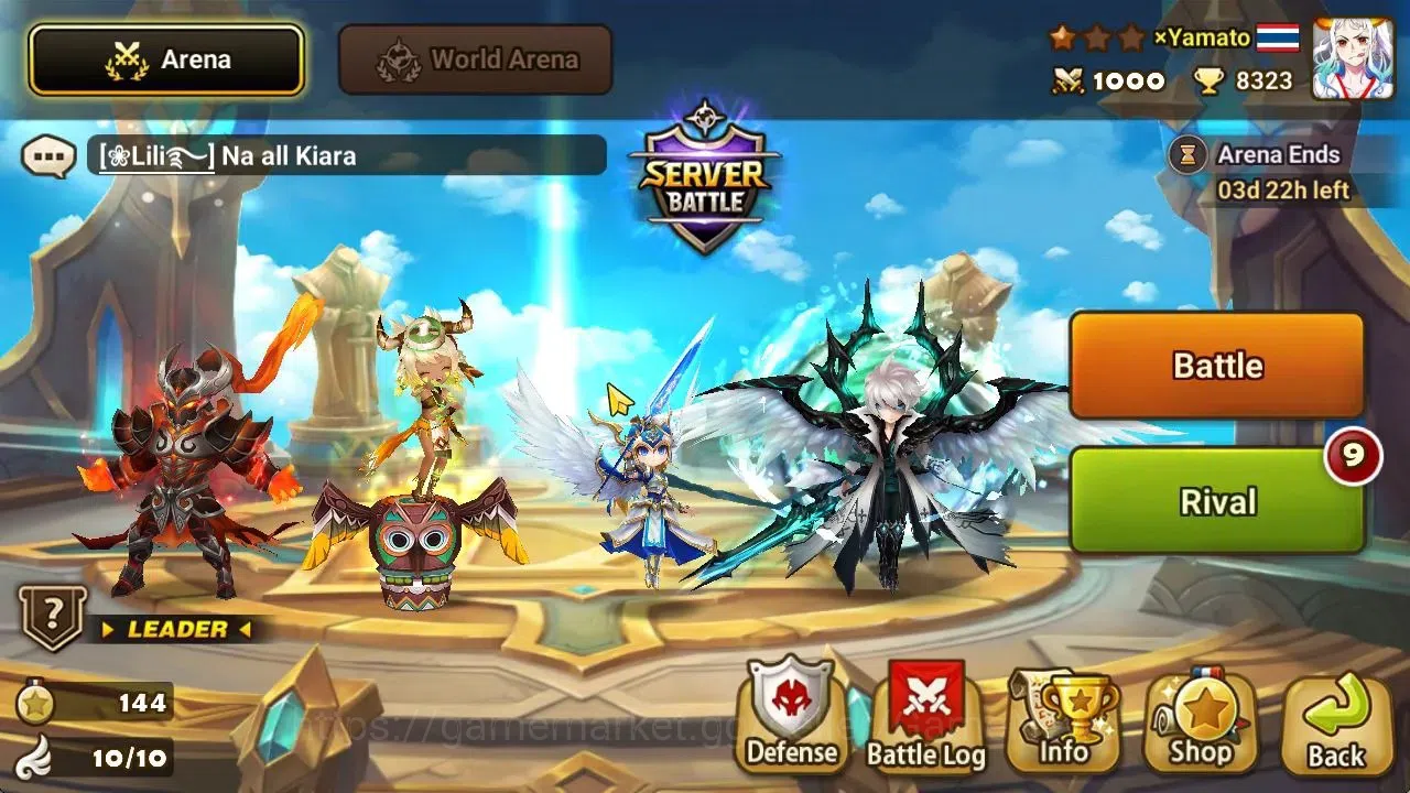 Summoners War: Sky Arena Accounts ASIA Lv 100|3 LD[Jaduel&Aepiah,Artamiel,Eivor]|42  image 3