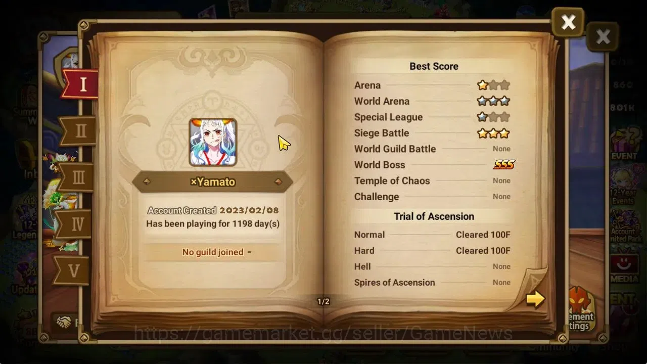 Summoners War: Sky Arena Accounts ASIA Lv 100|3 LD[Jaduel&Aepiah,Artamiel,Eivor]|42  image 5