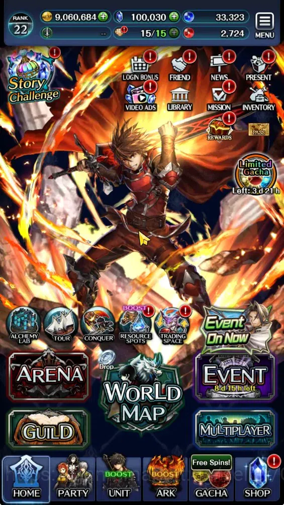 Last Cloudia Accounts GLOBAL|Rank 22|100K Crystal|TopTier Unit[Telestio, image 10