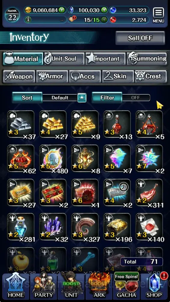 Last Cloudia Accounts GLOBAL|Rank 22|100K Crystal|TopTier Unit[Telestio, image 13