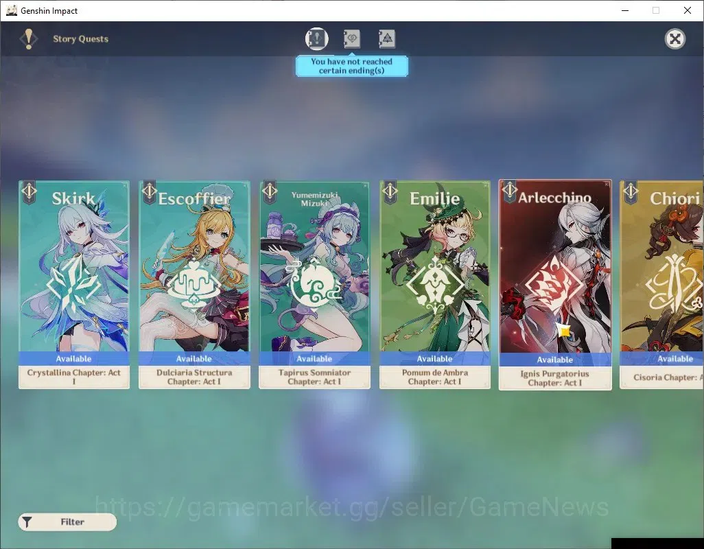 Genshin Impact Accounts ASIA|AR 55|4 Limited + 2 (*5Wep)|Skirk,Furina,Duri image 17