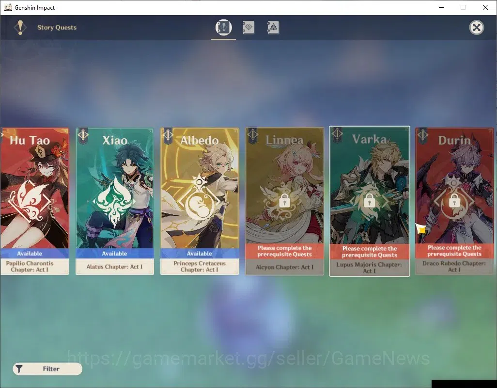 Genshin Impact Accounts ASIA|AR 55|4 Limited + 2 (*5Wep)|Skirk,Furina,Duri image 18