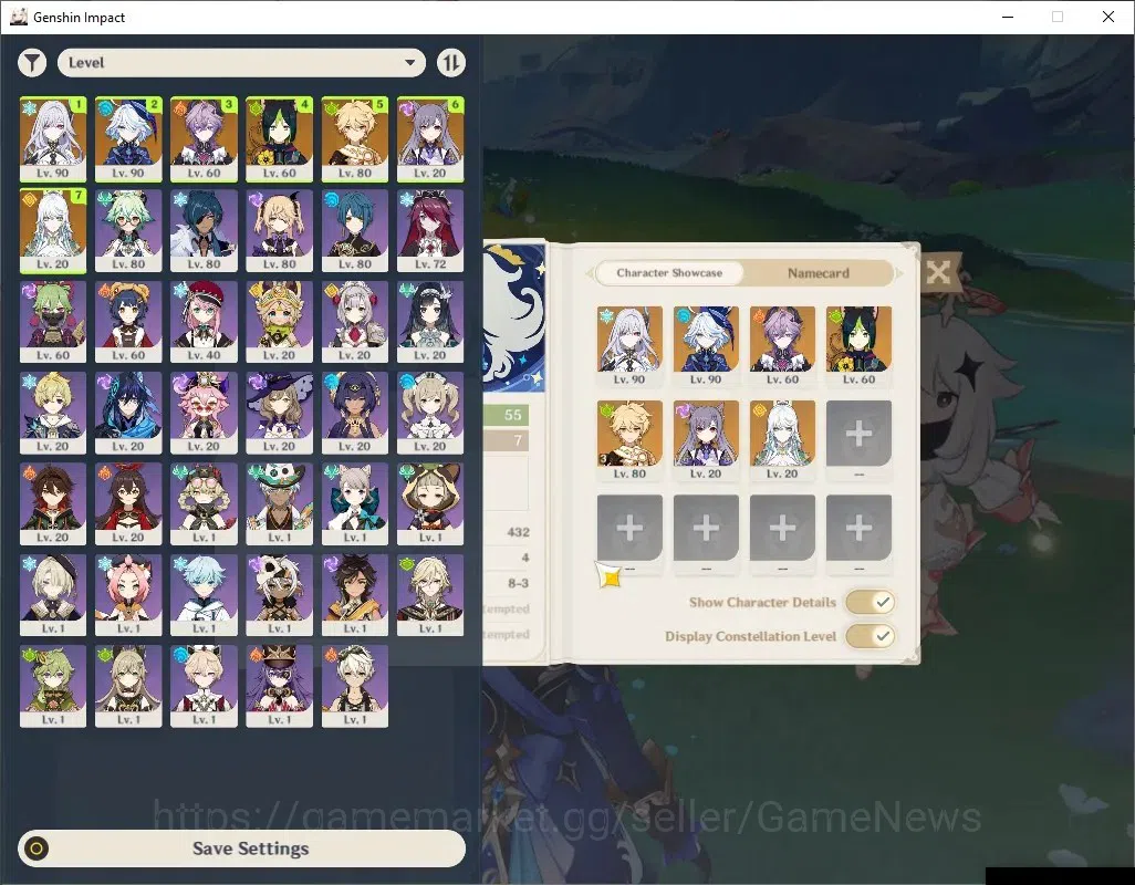Genshin Impact Accounts ASIA|AR 55|4 Limited + 2 (*5Wep)|Skirk,Furina,Duri image 2