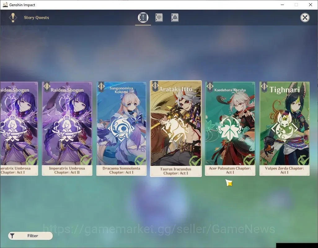 Genshin Impact Accounts ASIA|AR 55|4 Limited + 2 (*5Wep)|Skirk,Furina,Duri image 20