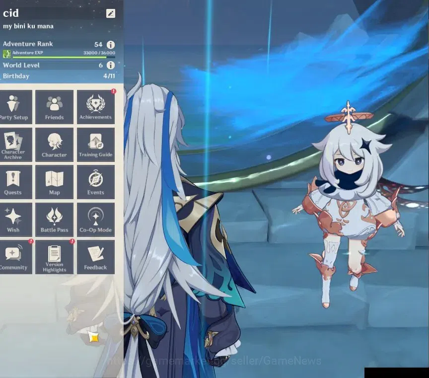 Genshin Impact Accounts Asia|AR54 | 7 Limited+1(*5WP) | Skirk,Neuvilette,Z image 2