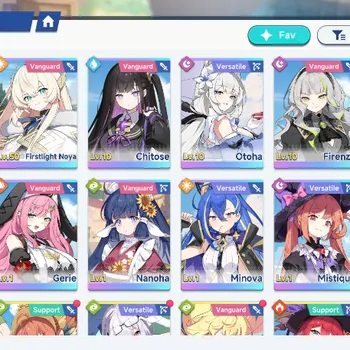 Stella Sora Accounts Global Lv 33|11 SSR, 4 Limited|(Noya T1,Firenze T1 +Sign,Otoha +Sign,Chitose)|Freesia T5+Sign,Nanoha