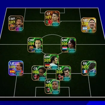 eFootball Accounts High-End =[ Strength 3291+ ]= ➜ Messi ➺ Ronaldo ➜ Neymar ➺ Cruyff ➜ Maldini ➺ Thuram ➜ Nesta ➺ Buffon