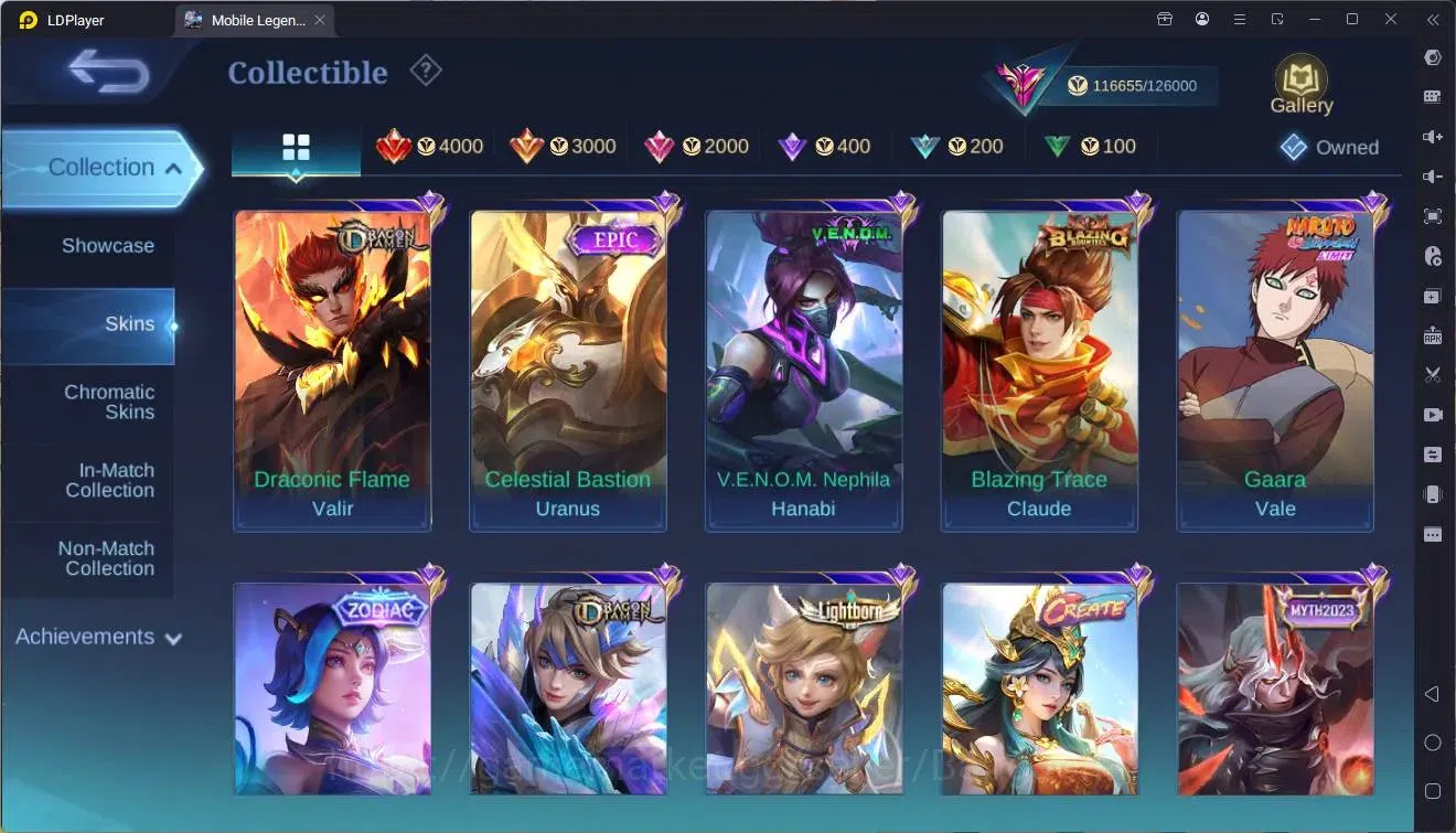 Mobile Legends: Bang Bang Accounts Global|Hero 133|Skin 369|Exalted|Legend Franco|Pri image 19