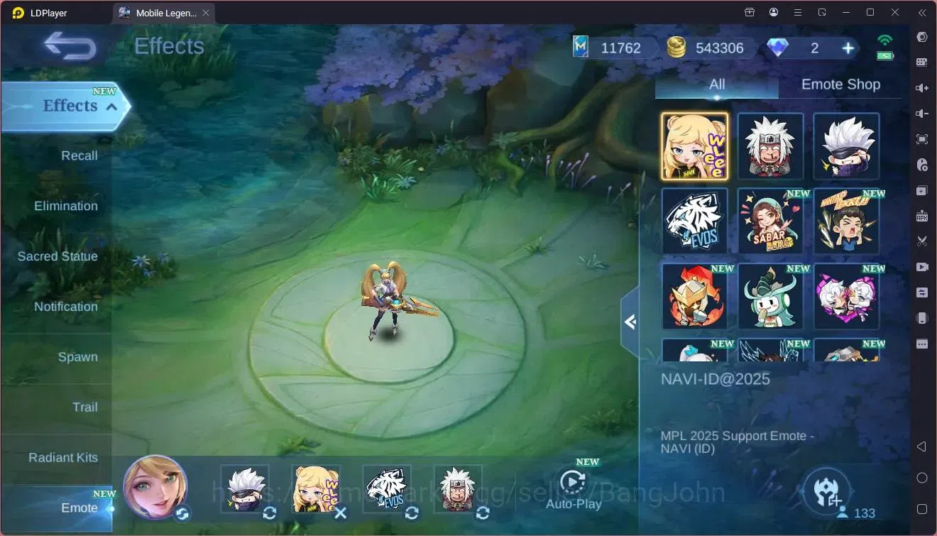Mobile Legends: Bang Bang Accounts Global|Hero 133|Skin 369|Exalted|Legend Franco|Pri image 6