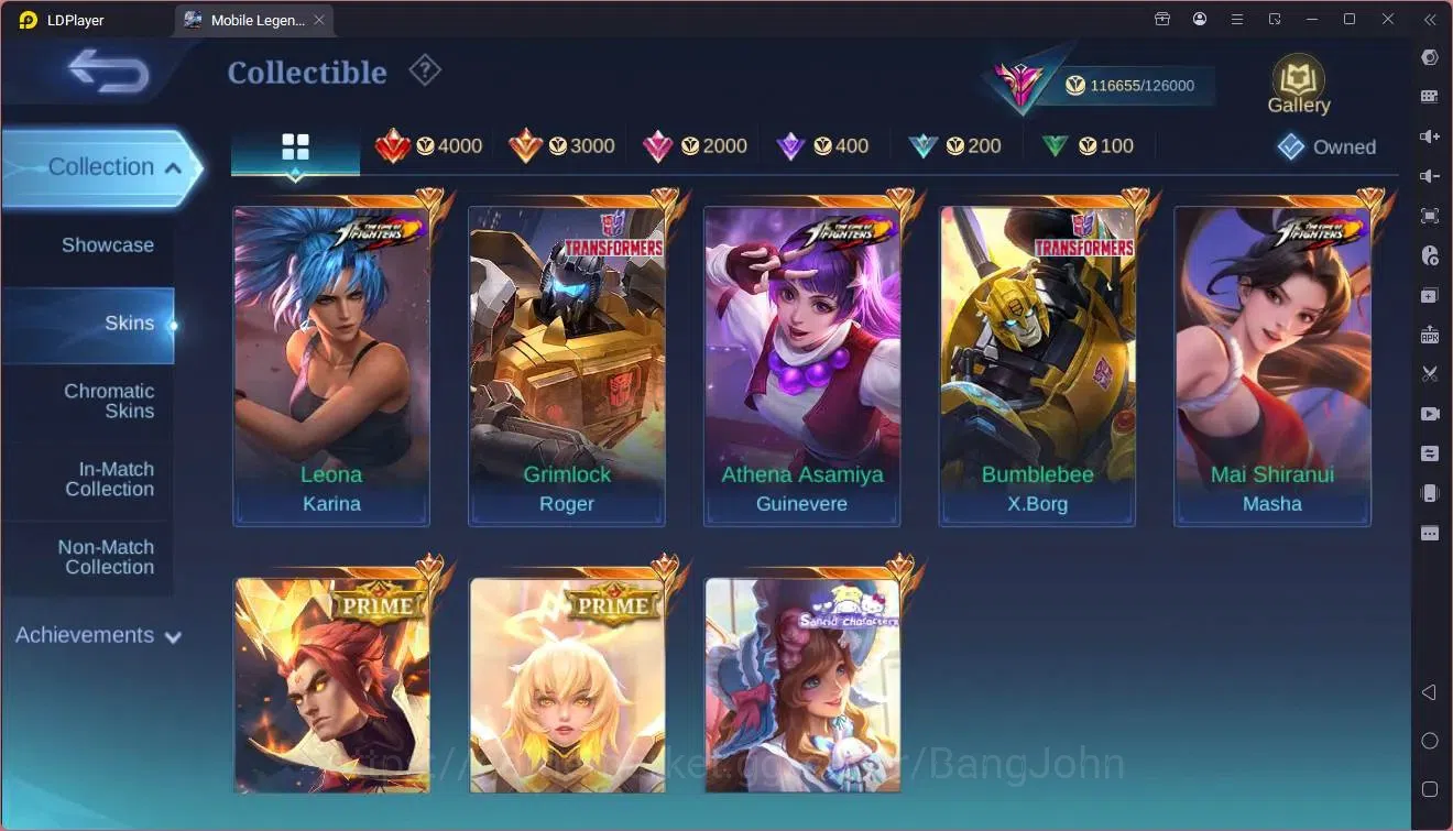 Mobile Legends: Bang Bang Accounts Global|Hero 133|Skin 369|Exalted|Legend Franco|Pri image 8