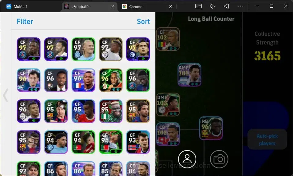 eFootball Accounts Android|PW 3165|Epic Kahn,chiellini,Rijkaard,Donad image 1