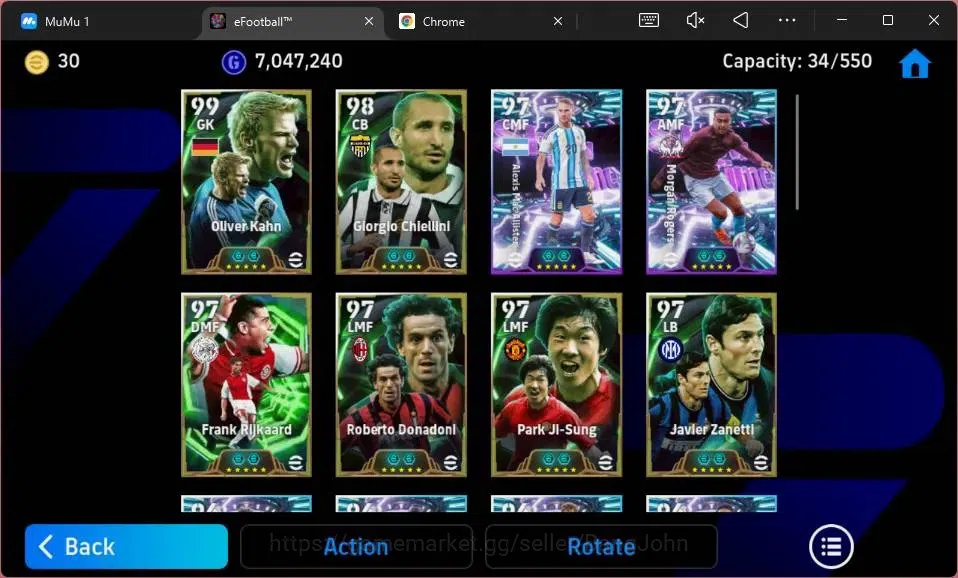 eFootball Accounts Android|PW 3165|Epic Kahn,chiellini,Rijkaard,Donad image 7