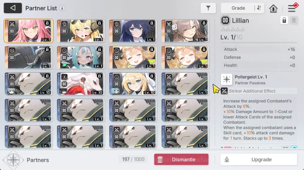 Chaos Zero Nightmare Accounts GLOBAL Lv24|4 SSR[Heidemarie,Tiphera,Haru,Mei Lin] image 8