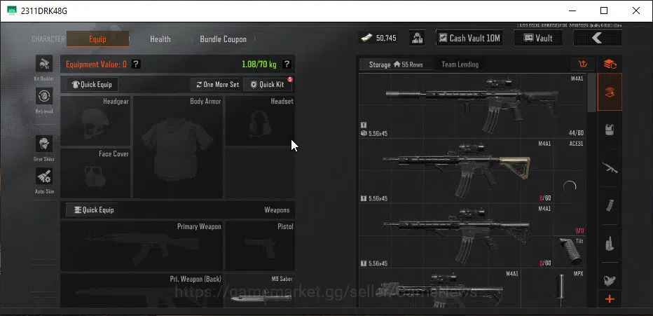 Arena Breakout Accounts Starter [MOBILE] Lv30|SV 27M|CV 10M|MPX Contour,MP5 Forest,DT MOR Koi,Etc|Gear Skin|CN 2
