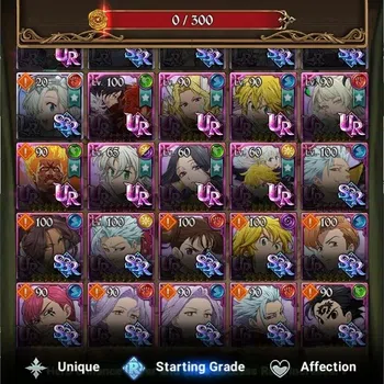 The Seven Deadly Sins: Grand Cross Others ASIA|3,7M CC|0 LS,428 Dm+Collab ReZERO|5 LR+8 UR|S image 1
