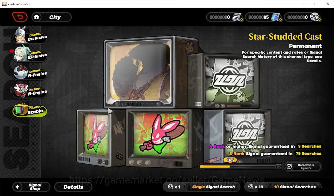 Zenless Zone Zero Accounts Starter Asia|IK 25|S1 Ch1|2 Limited [Velina, Zhao] +1 STD [Koleda] +1 STD Weapon|MC Belle|Take 10