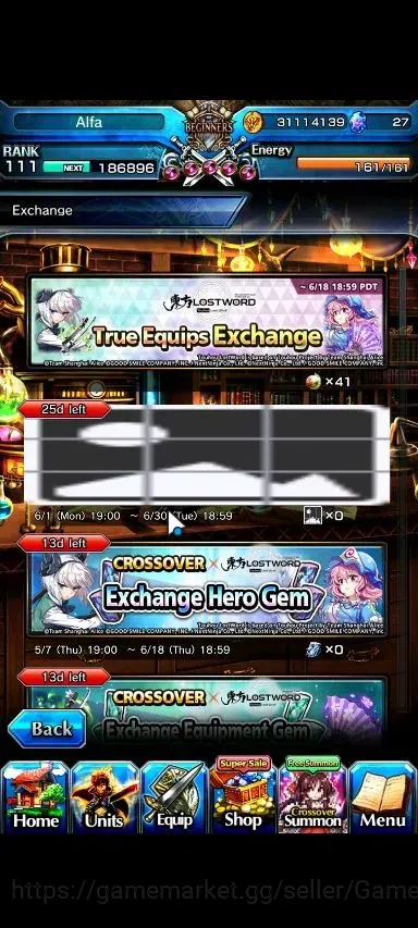Grand Summoners Accounts Global|Rank 111|20 Ascend+12 TW|(S Miyu,Beta,Hajim image 9