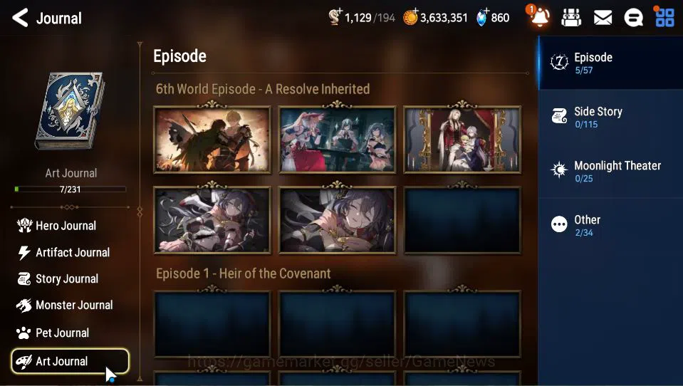 Epic Seven Accounts Mid-Tier GBL Unverif|4 ML(LOT Scales,C Lilias,Etc)+TA Coli,P Byblis,ASFlan,Wukong,Etc|PoH+Bless ON|8,4K 17