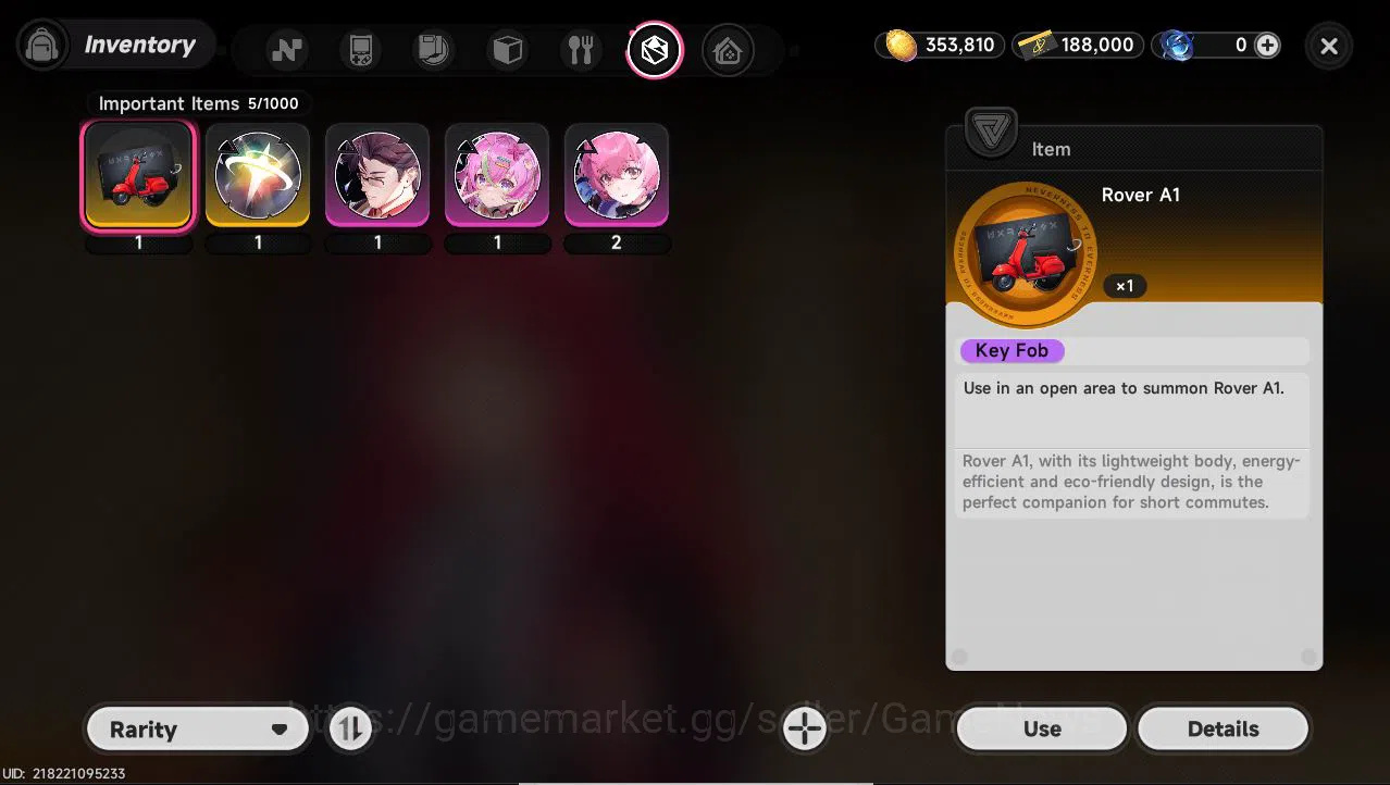 Neverness to Everness Accounts NA HL 8 | Starter 2 SSR (Nanally + Sakiri) + Ragin image 4