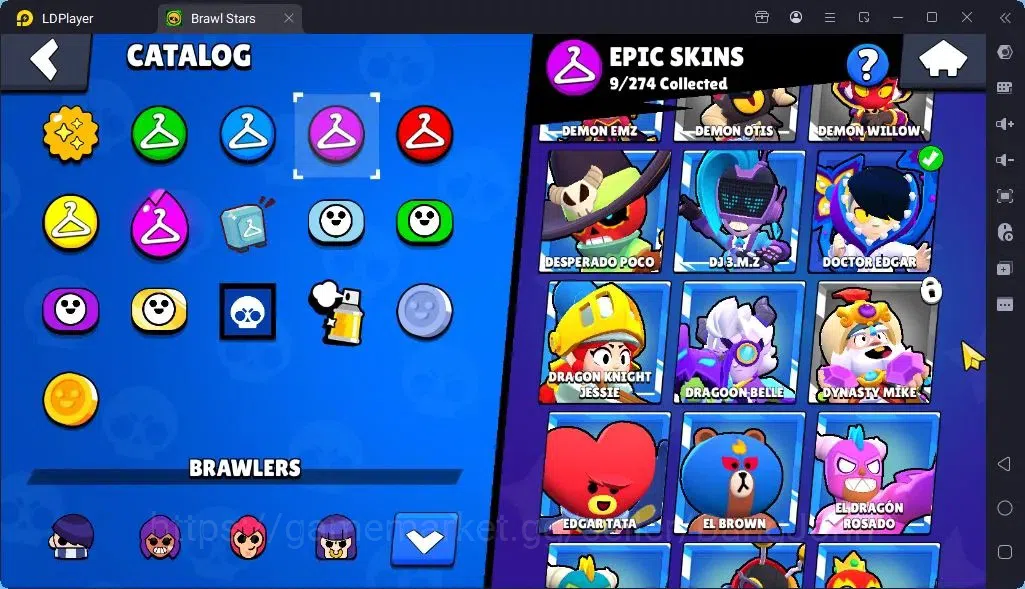 Brawl Stars Accounts Global |Trophy 2920 | Brawler 40 |2 Max Hypercharge| Skins1 Legendary 1 Mythic,9 Epic| Bling 17