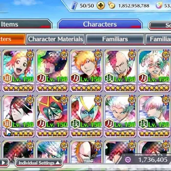 Bleach: Brave Souls Accounts High-End GLOBAL|53k Orb|10th Ichigo,Rukia,SwimSuit26 Gisele,Orihime,DT Ichigo,New