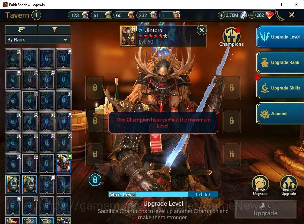 Raid: Shadow Legends Accounts Mid-Game Lv 47|786K Power|1 Mythic[Jintoro]+20 Legend(Ninja,Artax,2 15