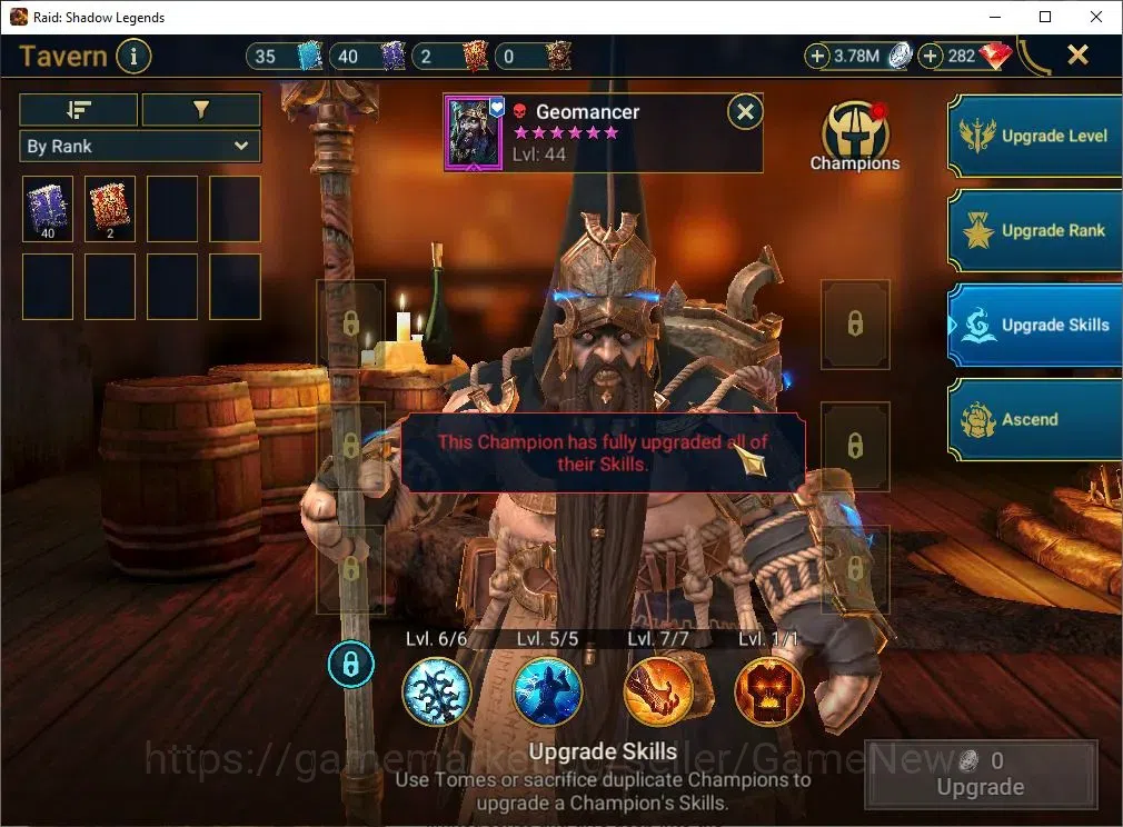 Raid: Shadow Legends Accounts Mid-Game Lv 47|786K Power|1 Mythic[Jintoro]+20 Legend(Ninja,Artax,2 20