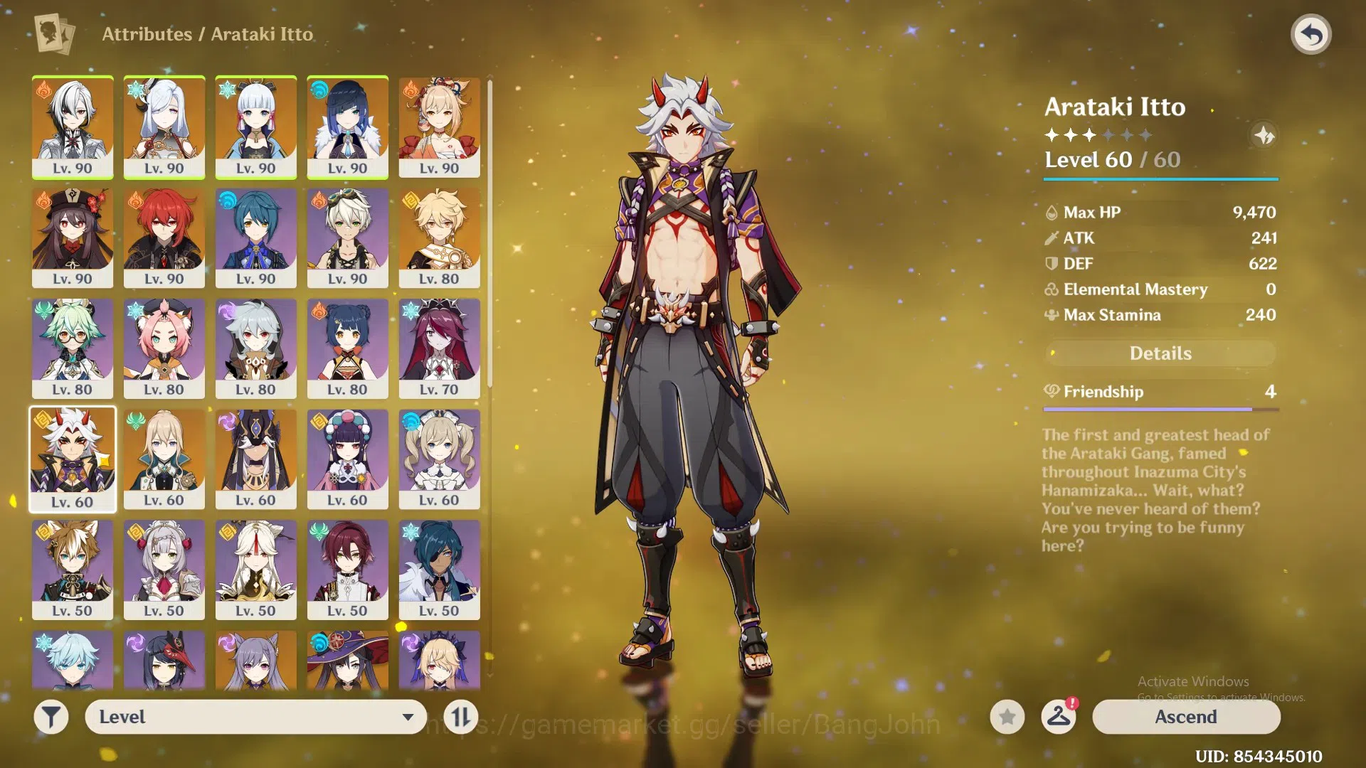 Genshin Impact Accounts ASIA | AR 58|9 Limited |[Arlecchino,Kamisato Ayaka image 10