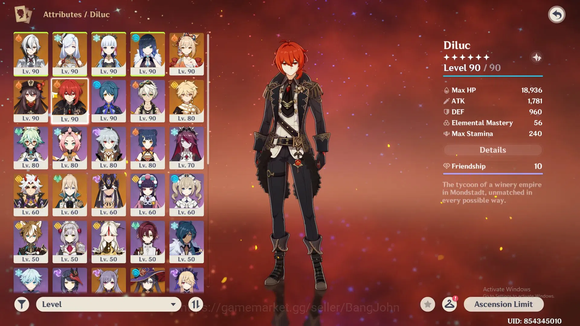 Genshin Impact Accounts ASIA | AR 58|9 Limited |[Arlecchino,Kamisato Ayaka image 11