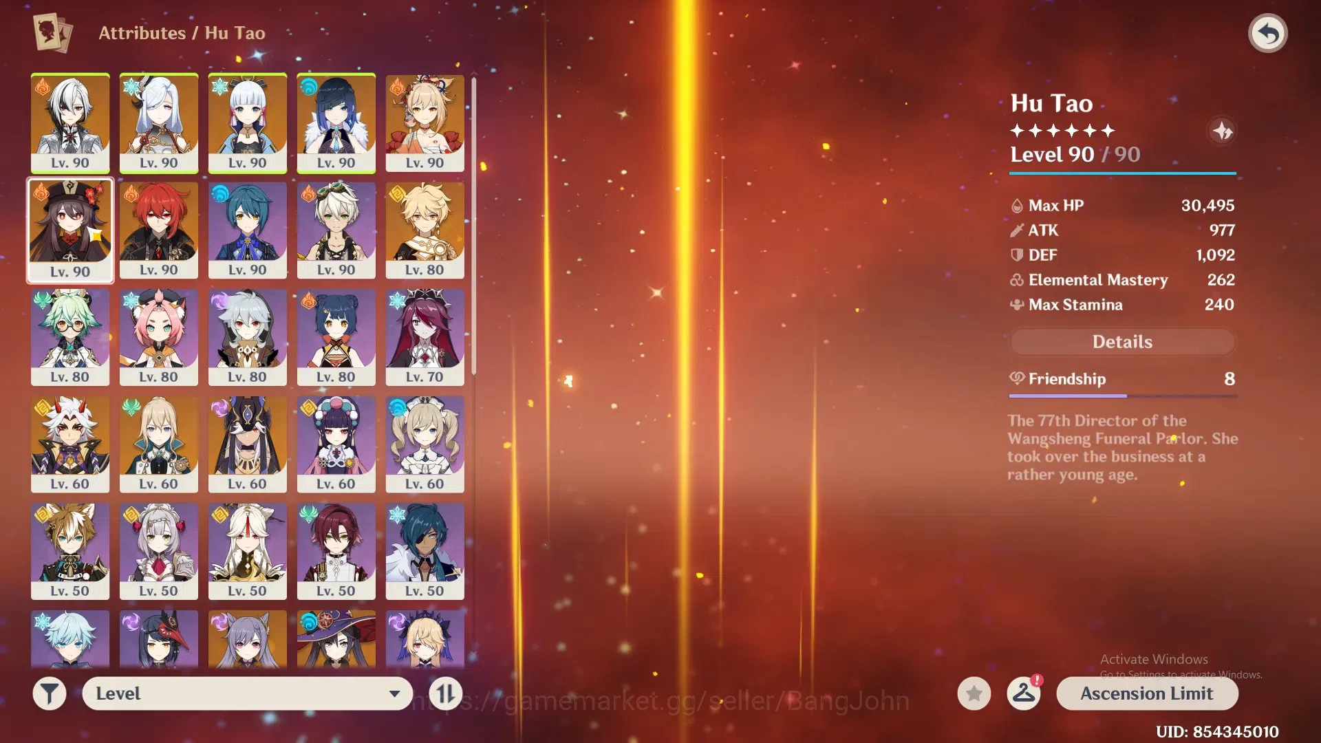 Genshin Impact Accounts ASIA | AR 58|9 Limited |[Arlecchino,Kamisato Ayaka image 12