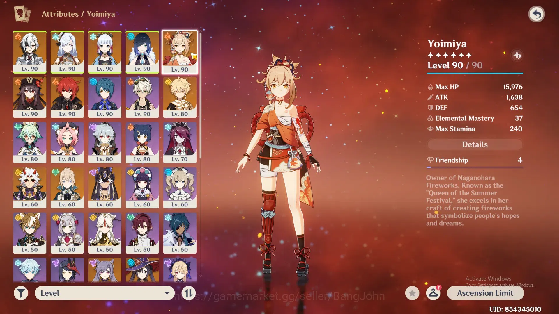 Genshin Impact Accounts ASIA | AR 58|9 Limited |[Arlecchino,Kamisato Ayaka image 13