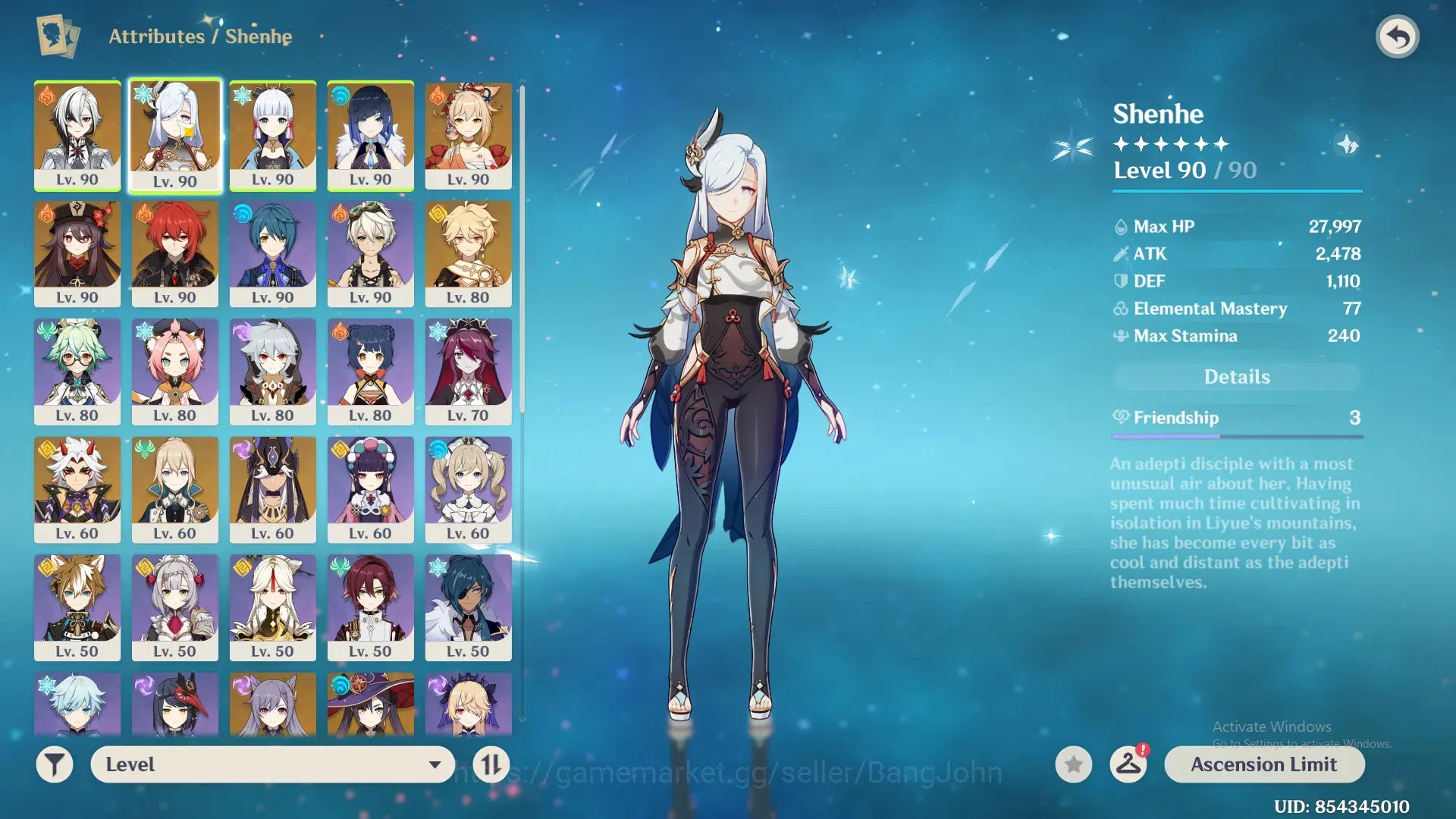 Genshin Impact Accounts ASIA | AR 58|9 Limited |[Arlecchino,Kamisato Ayaka image 16