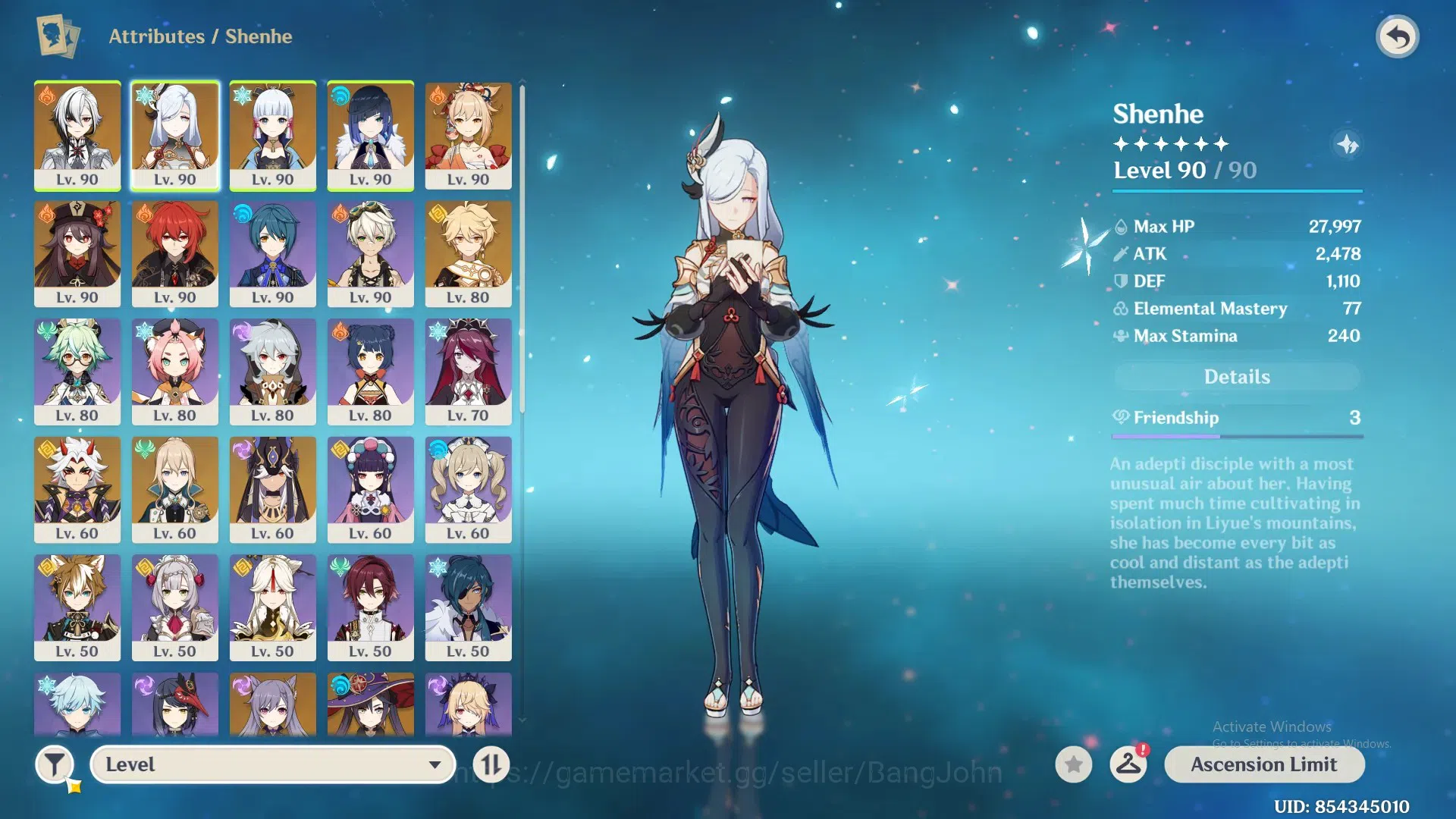 Genshin Impact Accounts ASIA | AR 58|9 Limited |[Arlecchino,Kamisato Ayaka image 18