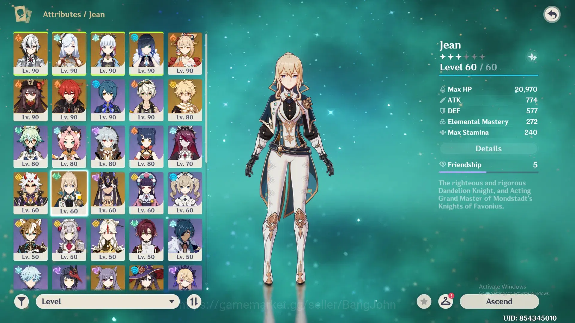Genshin Impact Accounts ASIA | AR 58|9 Limited |[Arlecchino,Kamisato Ayaka image 9