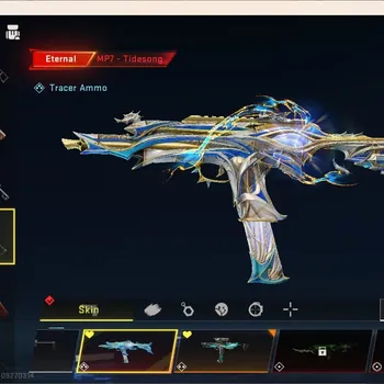 Blood Strike Accounts Collab Skin ASIA | Ultra Melee The Iron- | 2 Eternal Guns: MP7-Tidesong(Lv3), D.Eagle | 2 Collab Guns