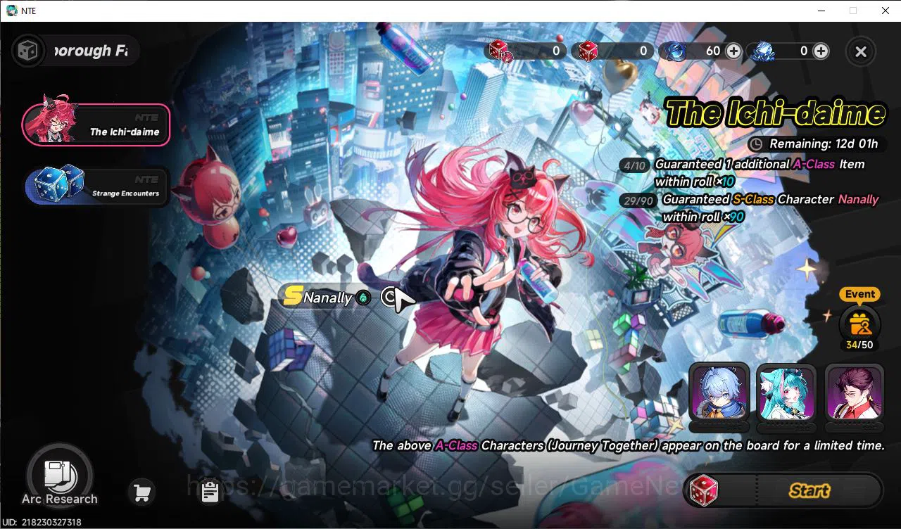Neverness to Everness Accounts GLOBAL EU |HL 3| 1 SSR Limited Nanally + 5 SR [Ski image 3