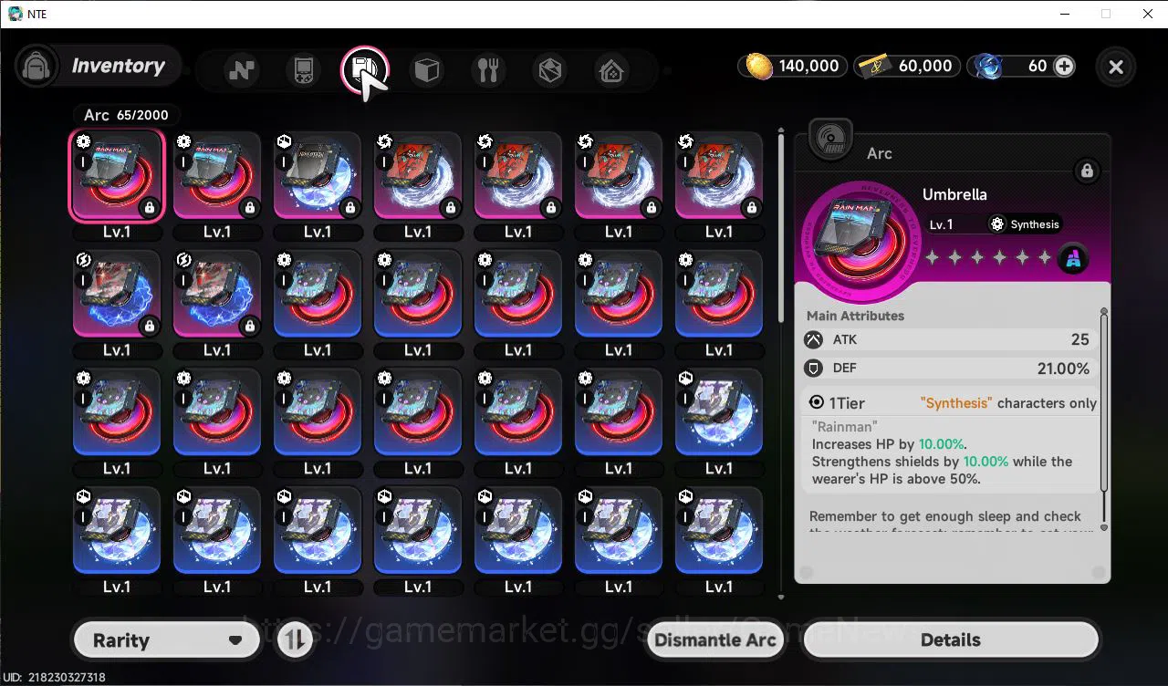 Neverness to Everness Accounts GLOBAL EU |HL 3| 1 SSR Limited Nanally + 5 SR [Ski image 6