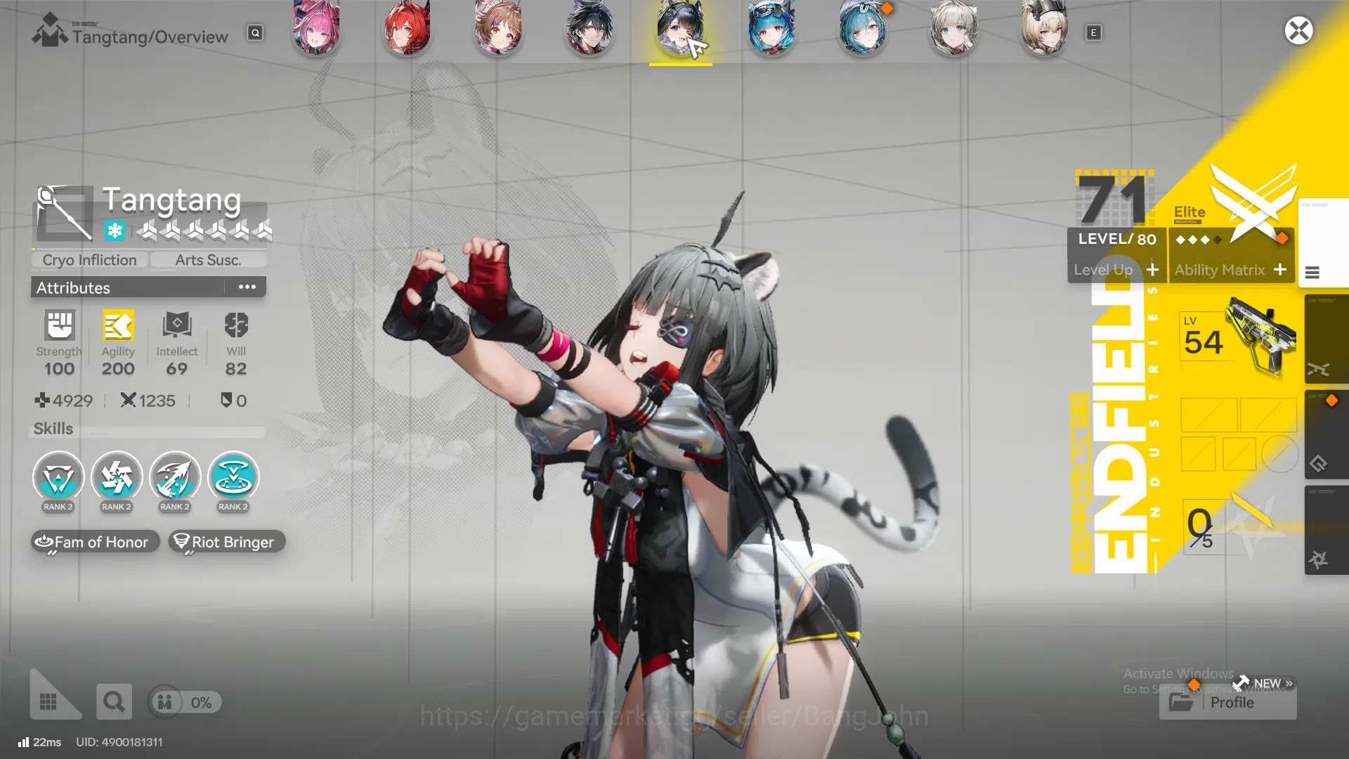 Arknights: Endfield Accounts Mid Game | ASIA | Laevatain +Sign| Yvonne | tang-t image 4