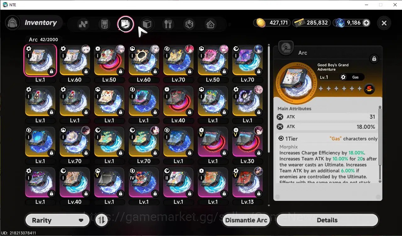 Neverness to Everness Accounts GLOBAL SEA|HL 48|TL 32|8 SSR 3 Limit[Lacrimosa,Hot image 13