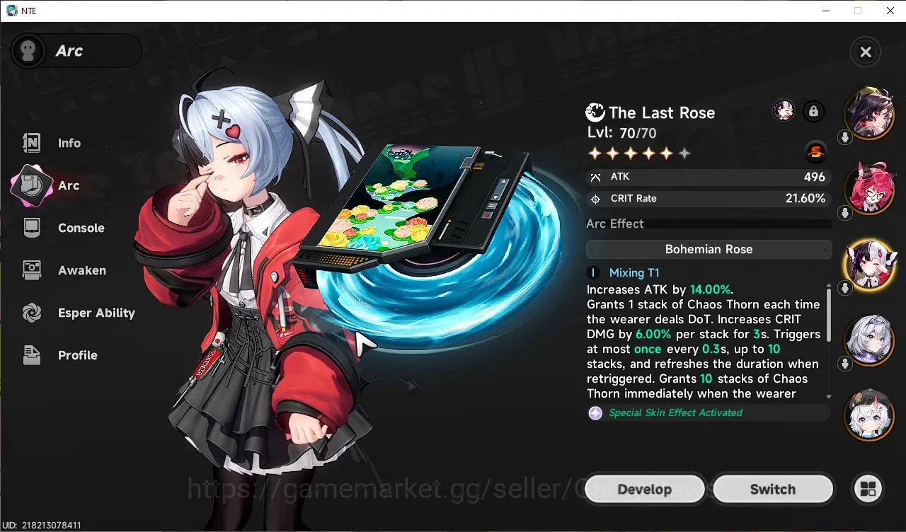 Neverness to Everness Accounts GLOBAL SEA|HL 48|TL 32|8 SSR 3 Limit[Lacrimosa,Hot image 3