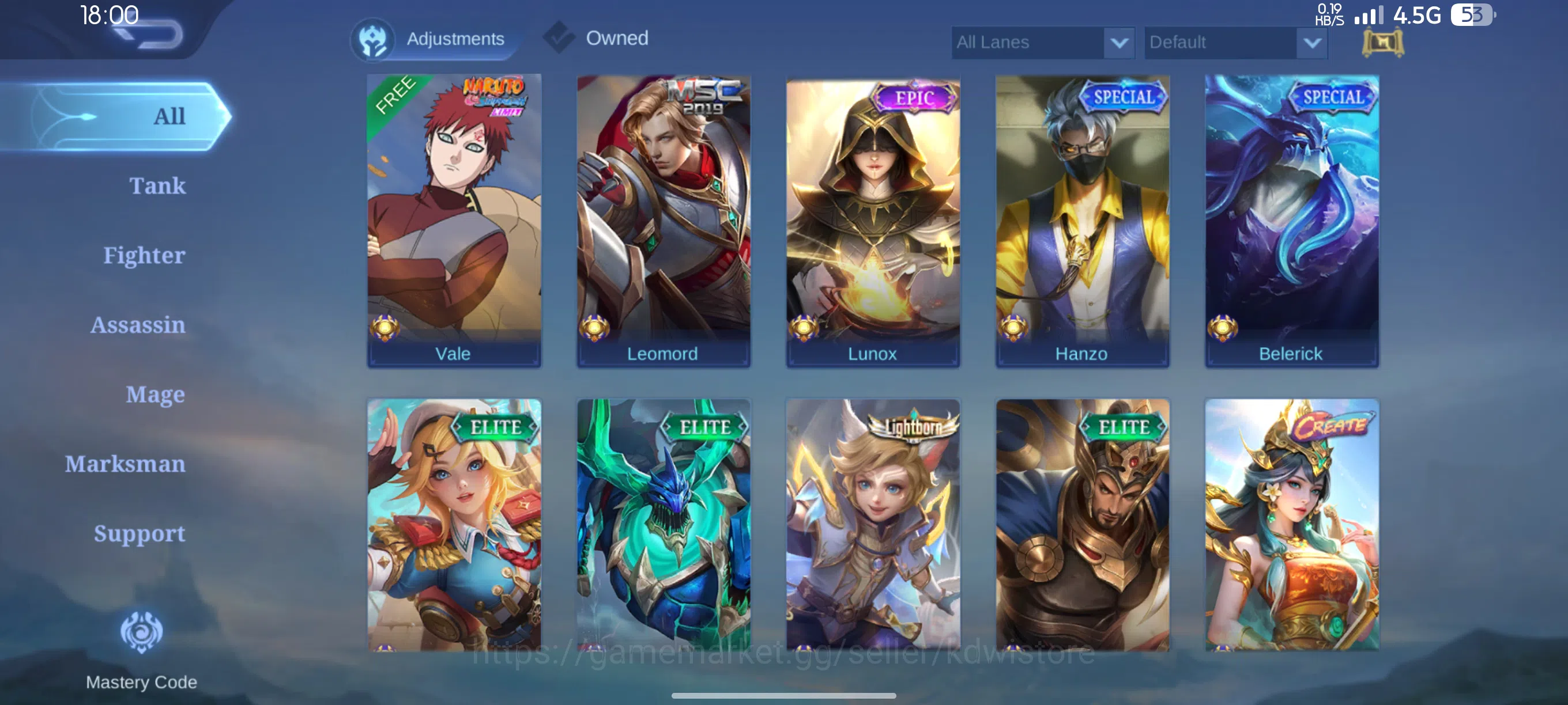 Mobile Legends: Bang Bang Accounts MLBB | PERSONAL ACCOUNT | +15K Match image 10